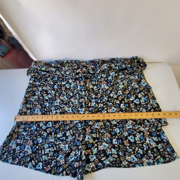 J. Jill Layered Floral Tunic Size 2X Long Sleeve Button-up Relaxed Shirt Fall - Picture 9 of 14